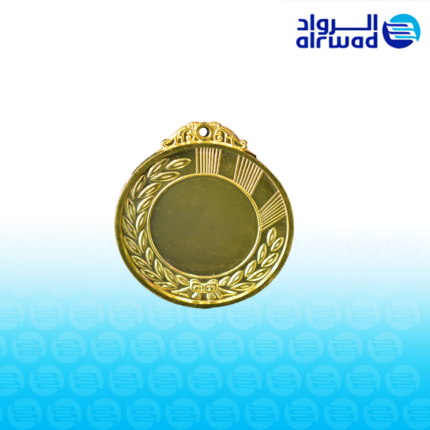 ميدالية  ذهبية  مع الطباعة
